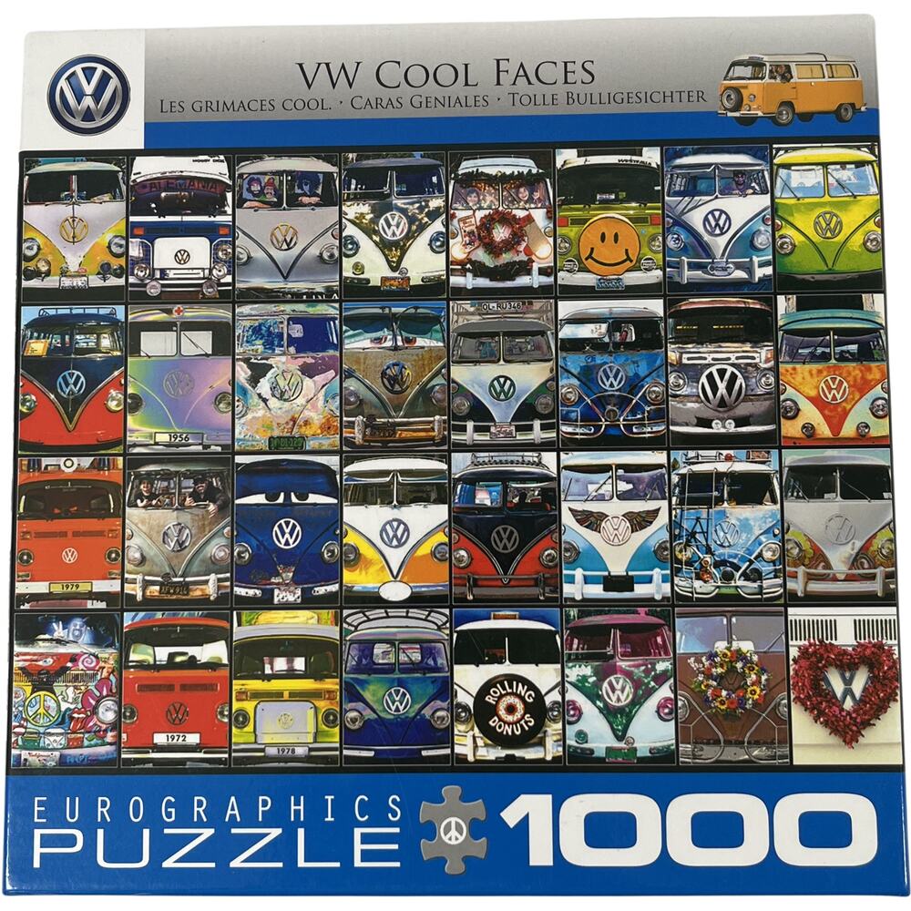 Eurographics VW Cool Faces 1000 Piece Puzzle NIB